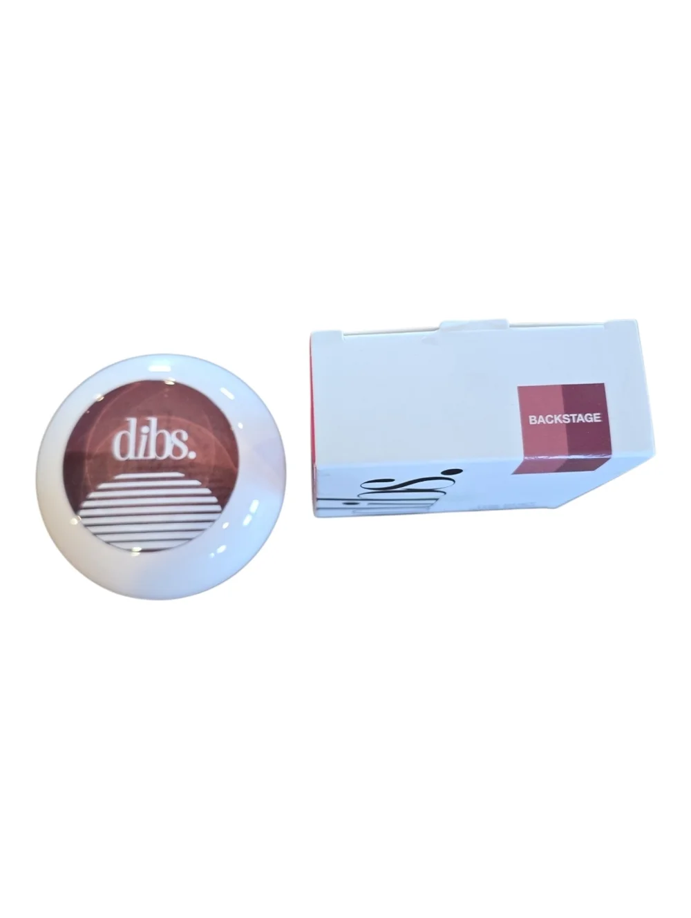 Dibs NIB Duet Baked Blush in Backstage Two Shades